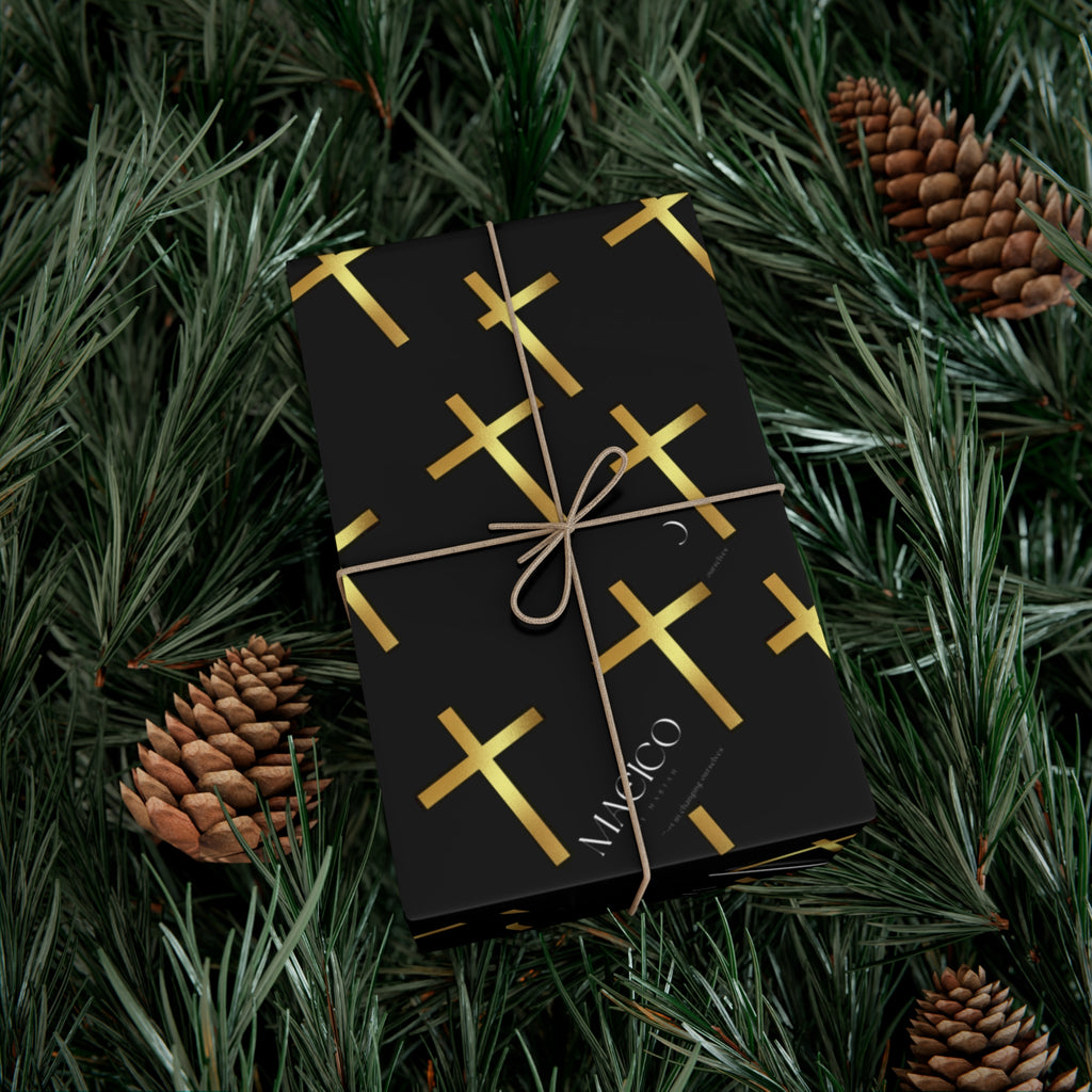 MAEICO Elegant Cross Gift Wrap Papers
